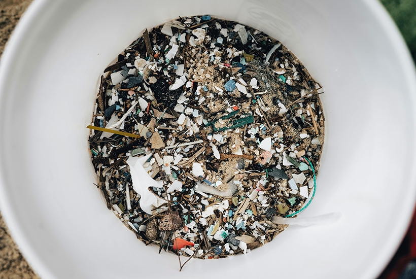 microplastics polution
